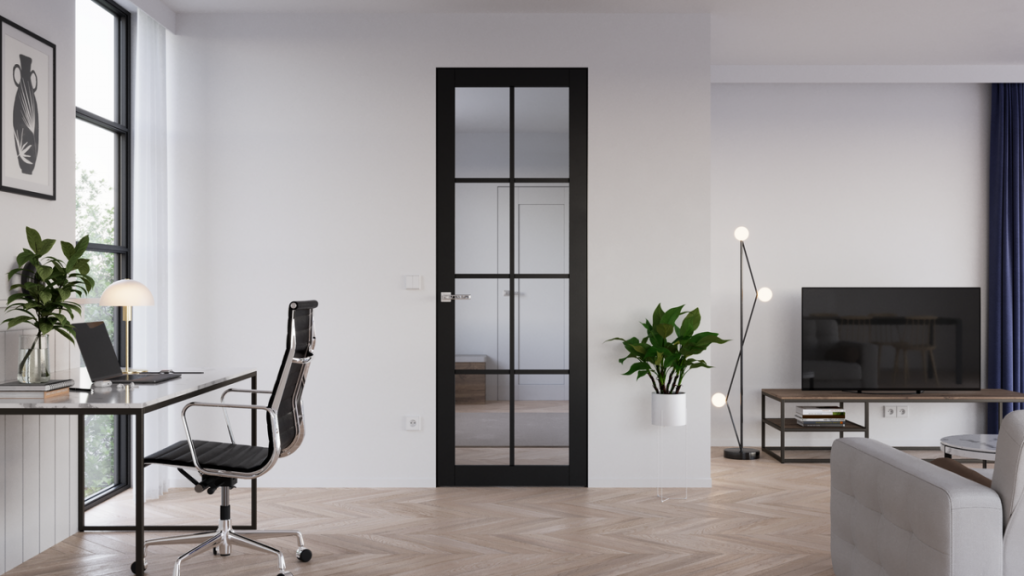 Die richtige Tür für alle, die den Industriestil bevorzugen.