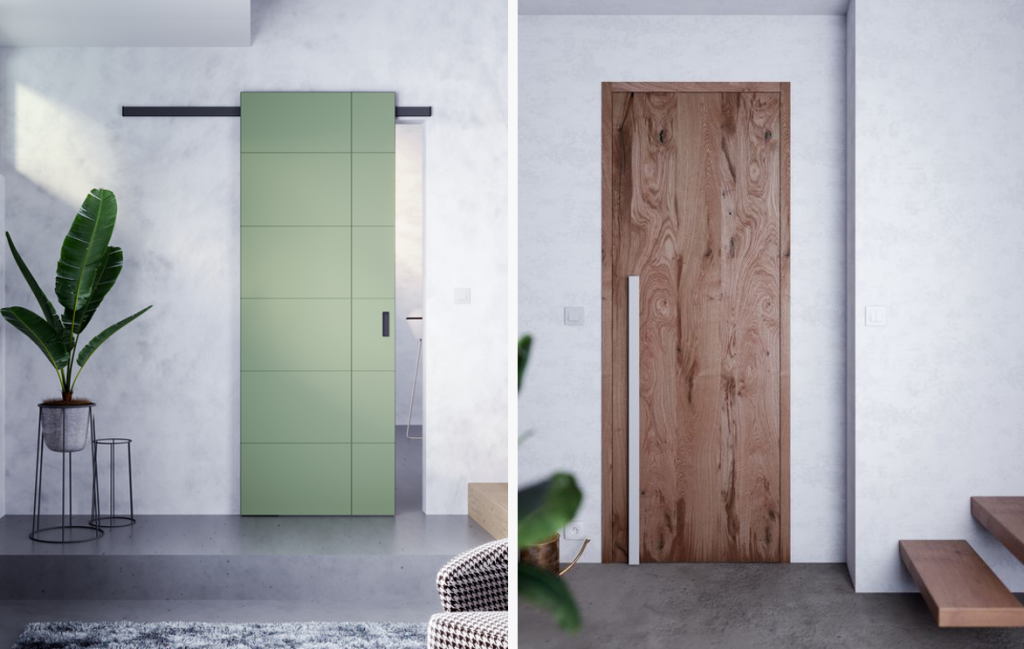 Hier ist in beiden Fällen die Tür der Hingucker.