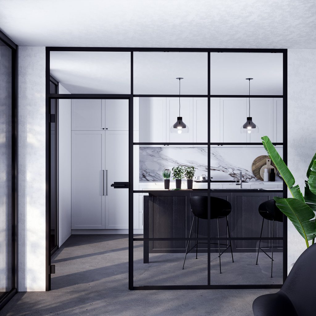 LOFTY Glastrennwand von SAPELI