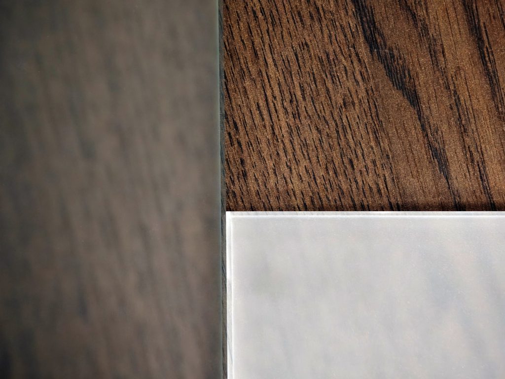 fein mattierte Oberfläche